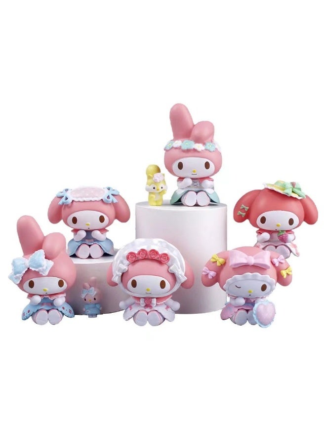 My Melody Dreamy Tea Party Blind Box Series Unbox 6 Enchantingly Cute Meticulously Crafted Figurines for a Magical Collection Experience - Image 3